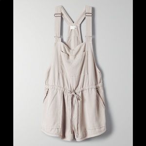 Aritzia Wilfred Free Drawstring romper